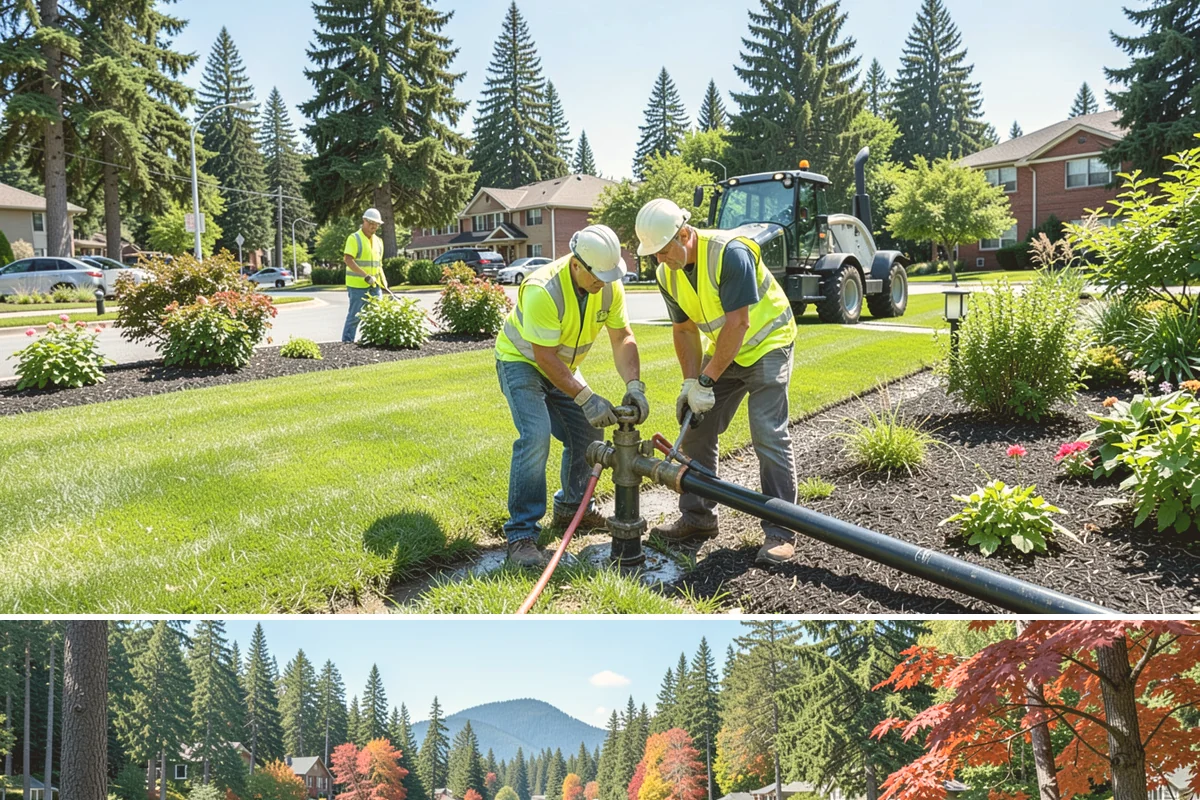 Municipal Grounds Maintenance in Covington, King County, WA - Maintenance intensity peaks in the spring-to-fall growing season, with reduced winter visits focused on cleanup, pruning, and...