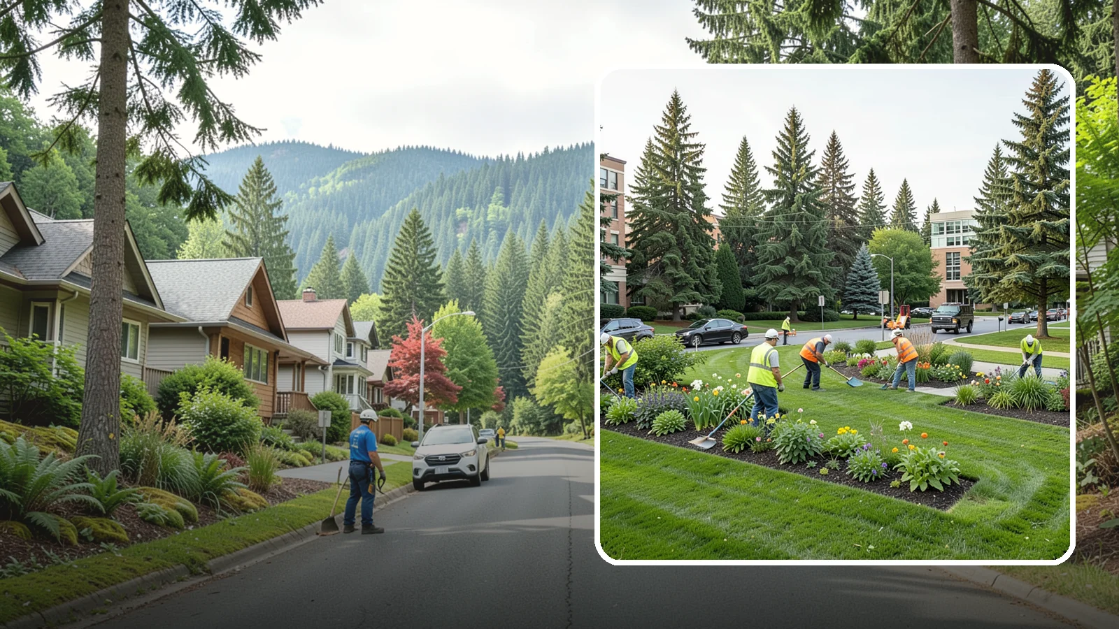 Municipal Grounds Maintenance in Darrington, Snohomish County, WA - We provide full-service grounds maintenance for public facilities, campuses, and civic sites under contract for Western...