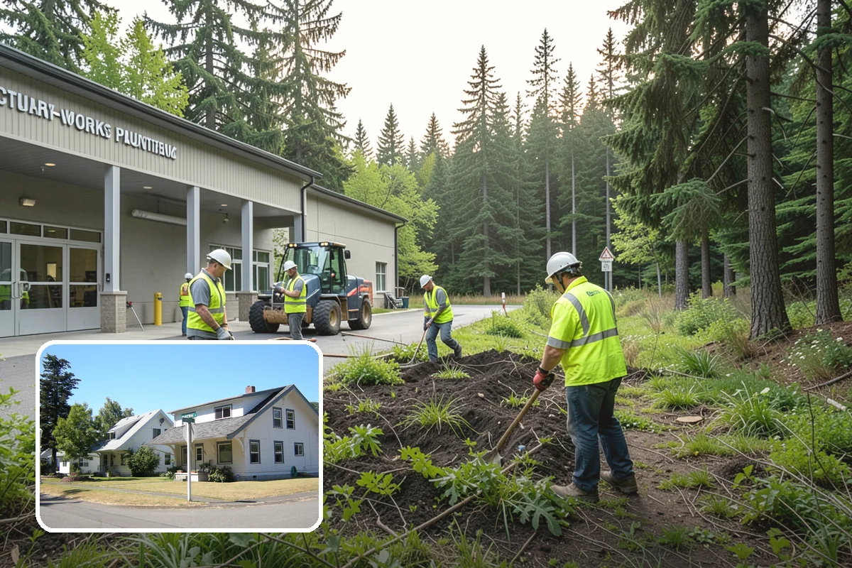Municipal Grounds Maintenance in DuPont, Pierce County, WA - Consolidated contracting reduces administrative overhead for staff