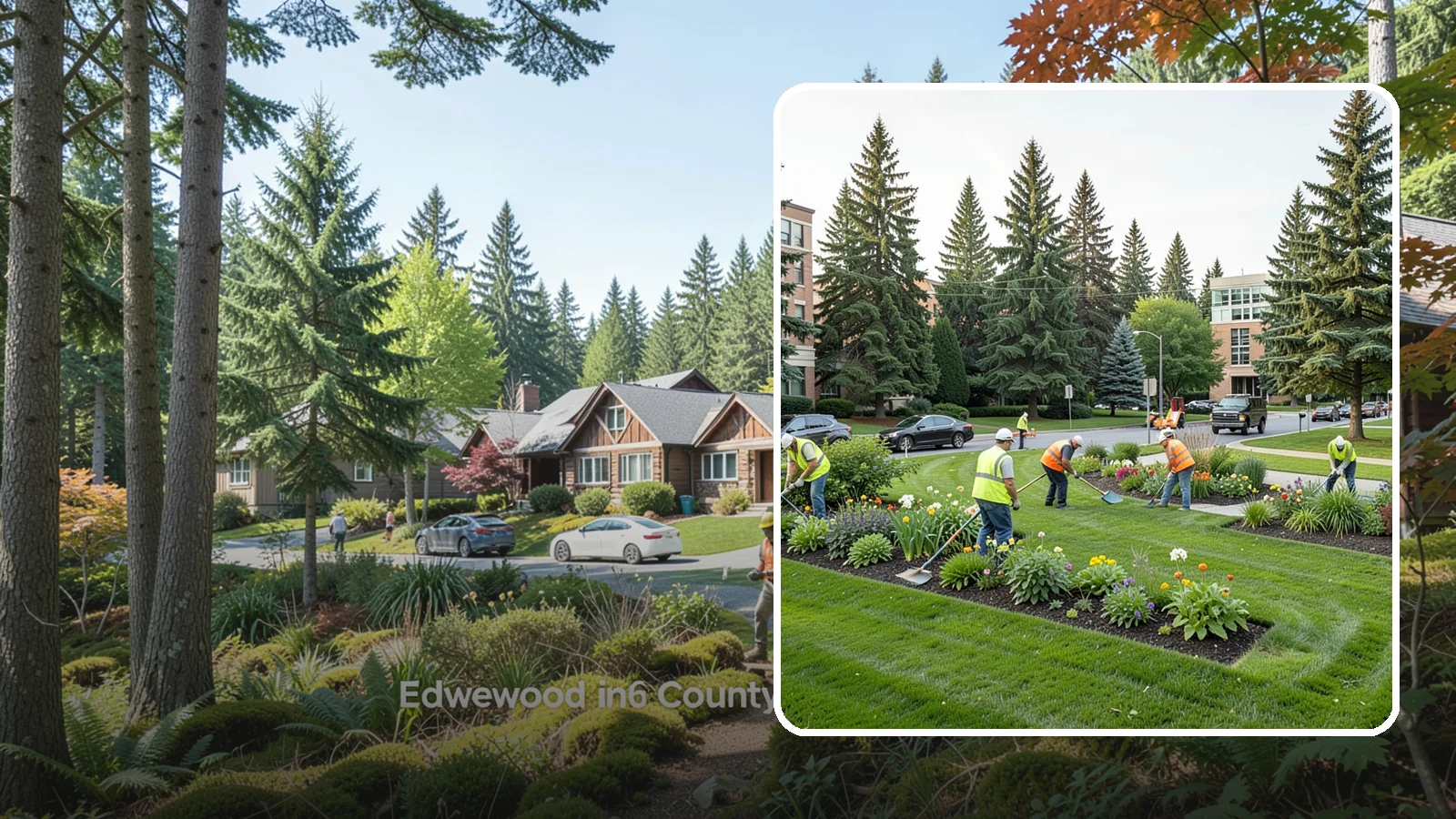 Municipal Grounds Maintenance in Edgewood, Pierce County, WA - We provide full-service grounds maintenance for public facilities, campuses, and civic sites under contract for Western...