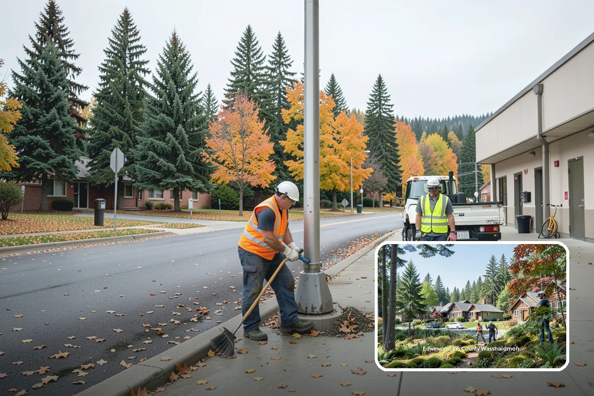Municipal Grounds Maintenance in Edgewood, Pierce County, WA - Consolidated contracting reduces administrative overhead for staff