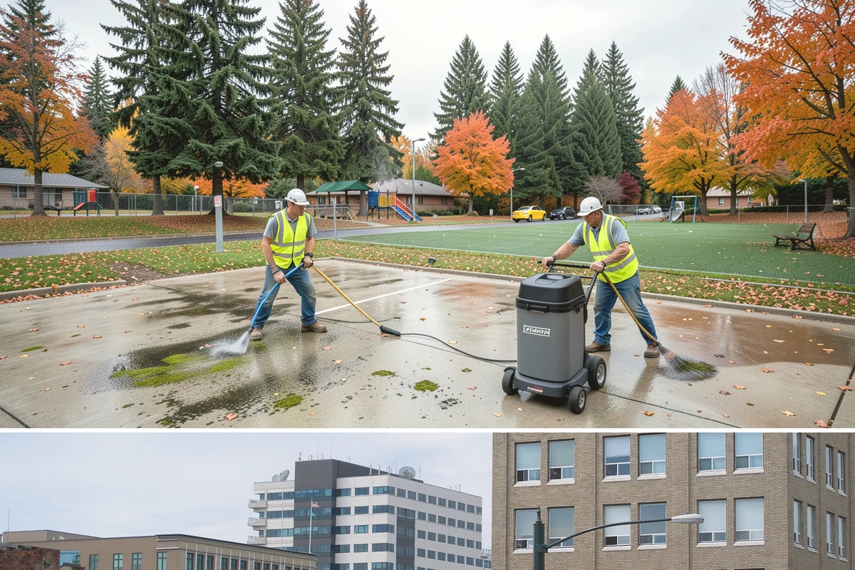 Municipal Grounds Maintenance in Everett, Snohomish County, WA - Maintenance intensity peaks in the spring-to-fall growing season, with reduced winter visits focused on cleanup, pruning, and...