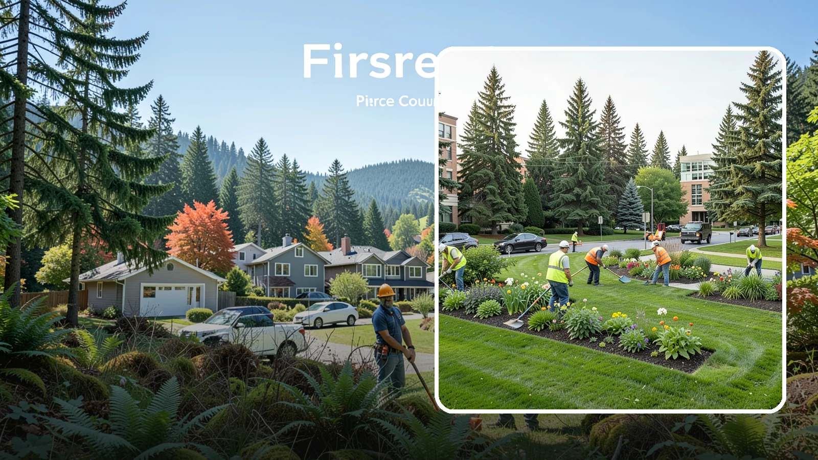Municipal Grounds Maintenance in Fircrest, Pierce County, WA - We provide full-service grounds maintenance for public facilities, campuses, and civic sites under contract for Western...