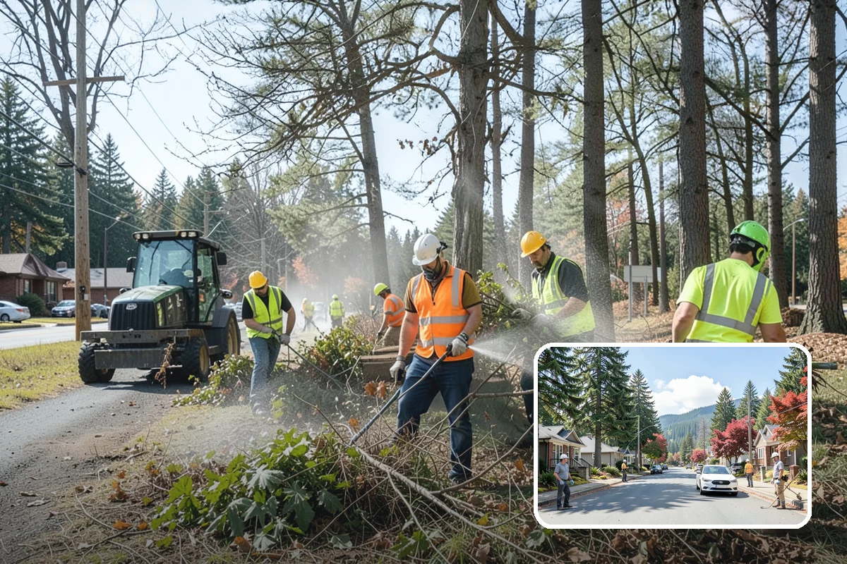 Municipal Grounds Maintenance in Hunts Point, King County, WA - Consolidated contracting reduces administrative overhead for staff