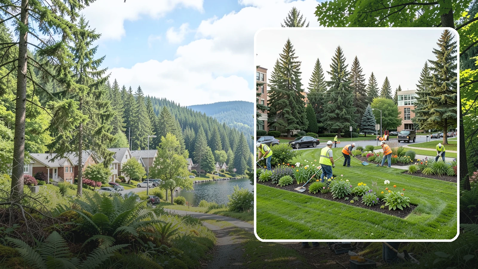 Municipal Grounds Maintenance in Lake Forest Park, King County, WA - We provide full-service grounds maintenance for public facilities, campuses, and civic sites under contract for Western...