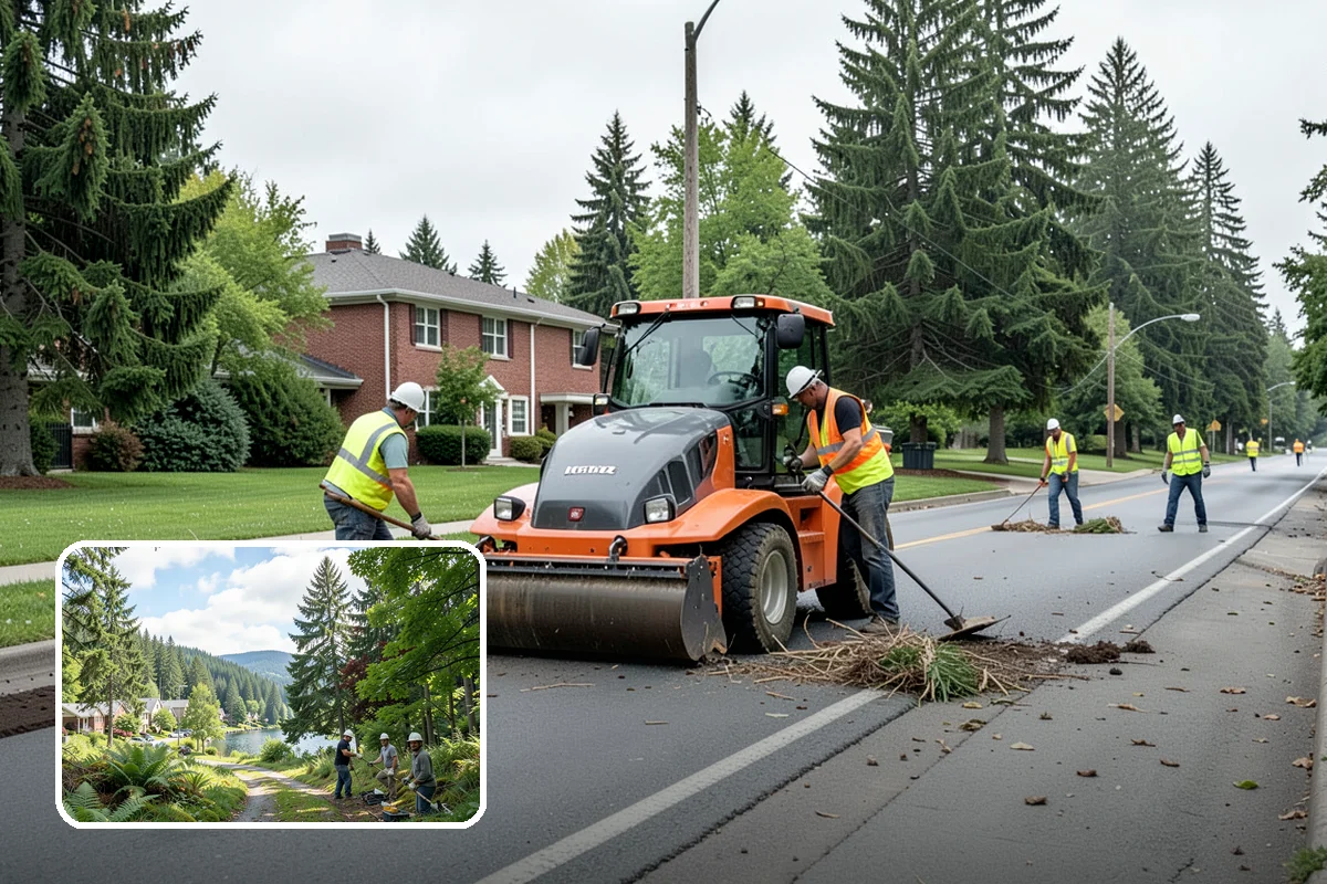 Municipal Grounds Maintenance in Lake Forest Park, King County, WA - Consolidated contracting reduces administrative overhead for staff