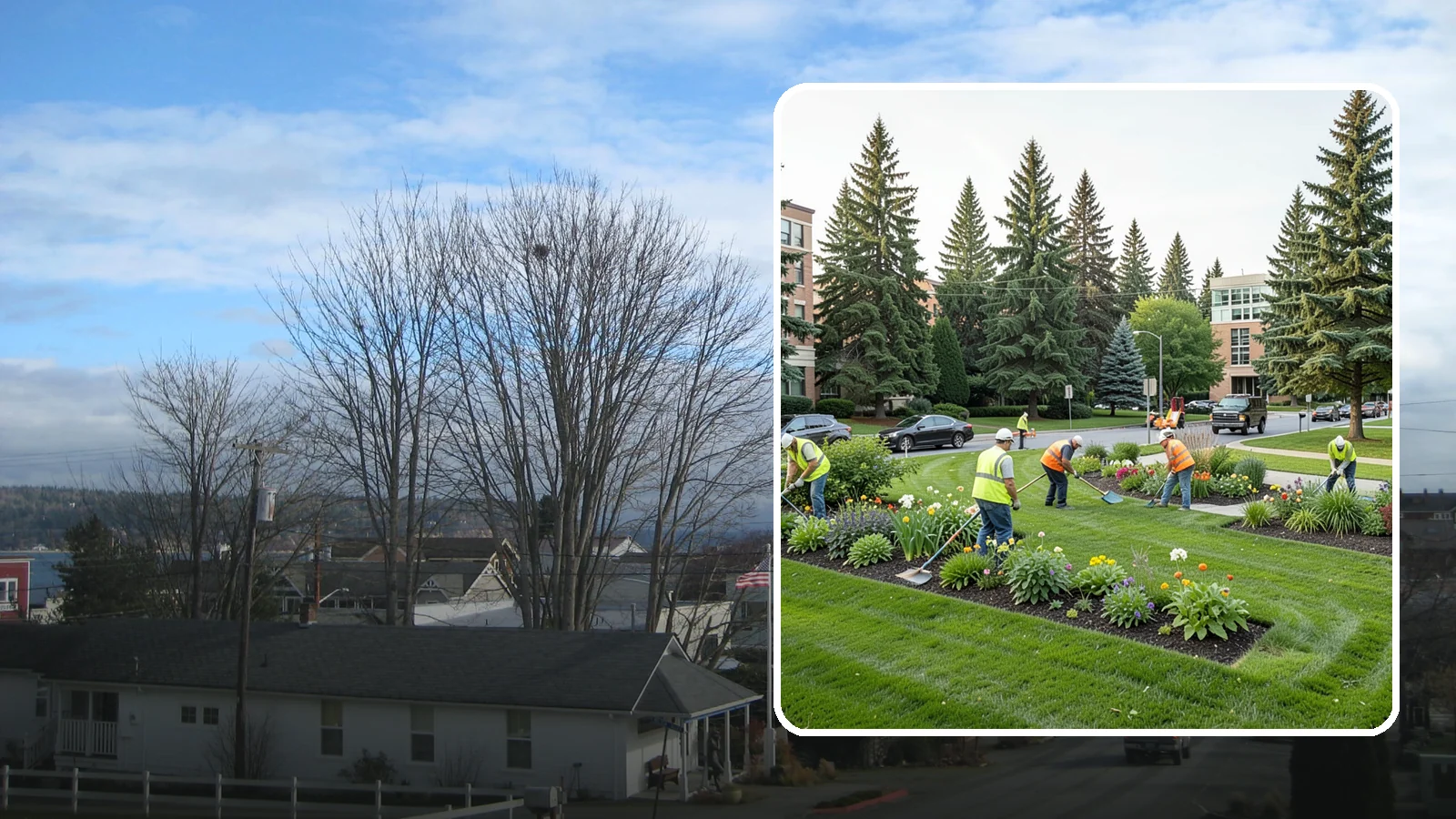 Municipal Grounds Maintenance in Langley, Island County, WA - We provide full-service grounds maintenance for public facilities, campuses, and civic sites under contract for Western...