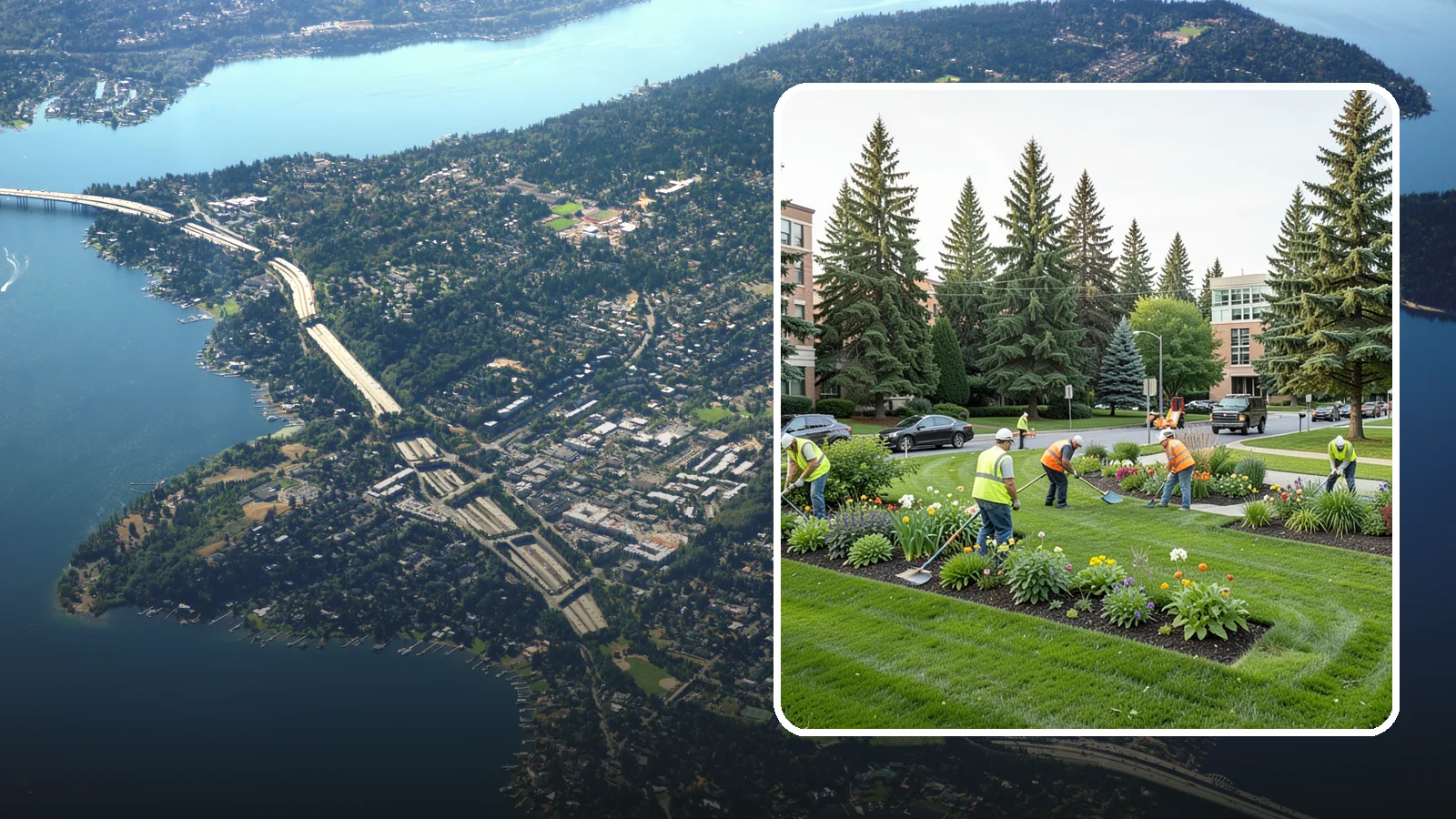 Municipal Grounds Maintenance in Mercer Island, King County, WA - We provide full-service grounds maintenance for public facilities, campuses, and civic sites under contract for Western...
