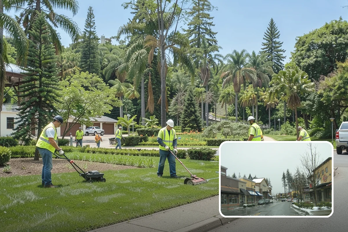 Municipal Grounds Maintenance in Mill Creek, Snohomish County, WA - Consolidated contracting reduces administrative overhead for staff