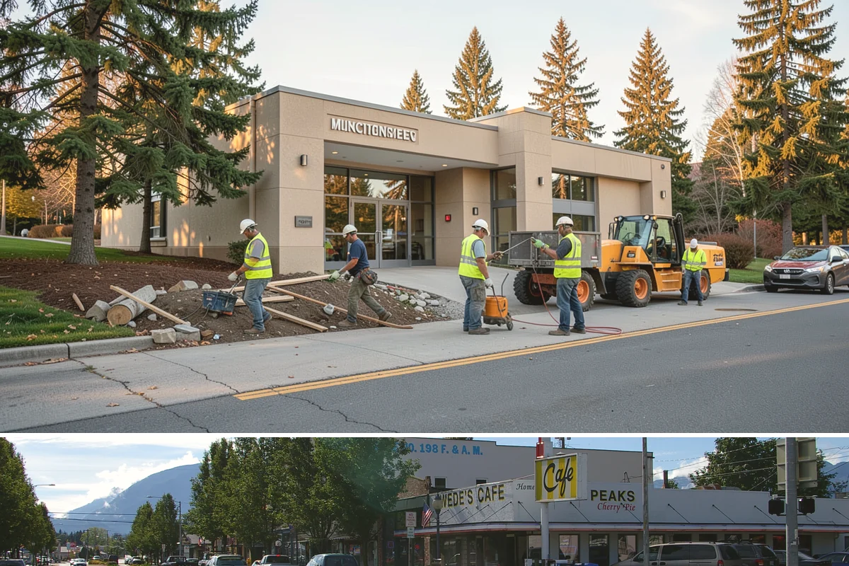 Municipal Grounds Maintenance in North Bend, King County, WA - Maintenance intensity peaks in the spring-to-fall growing season, with reduced winter visits focused on cleanup, pruning, and...