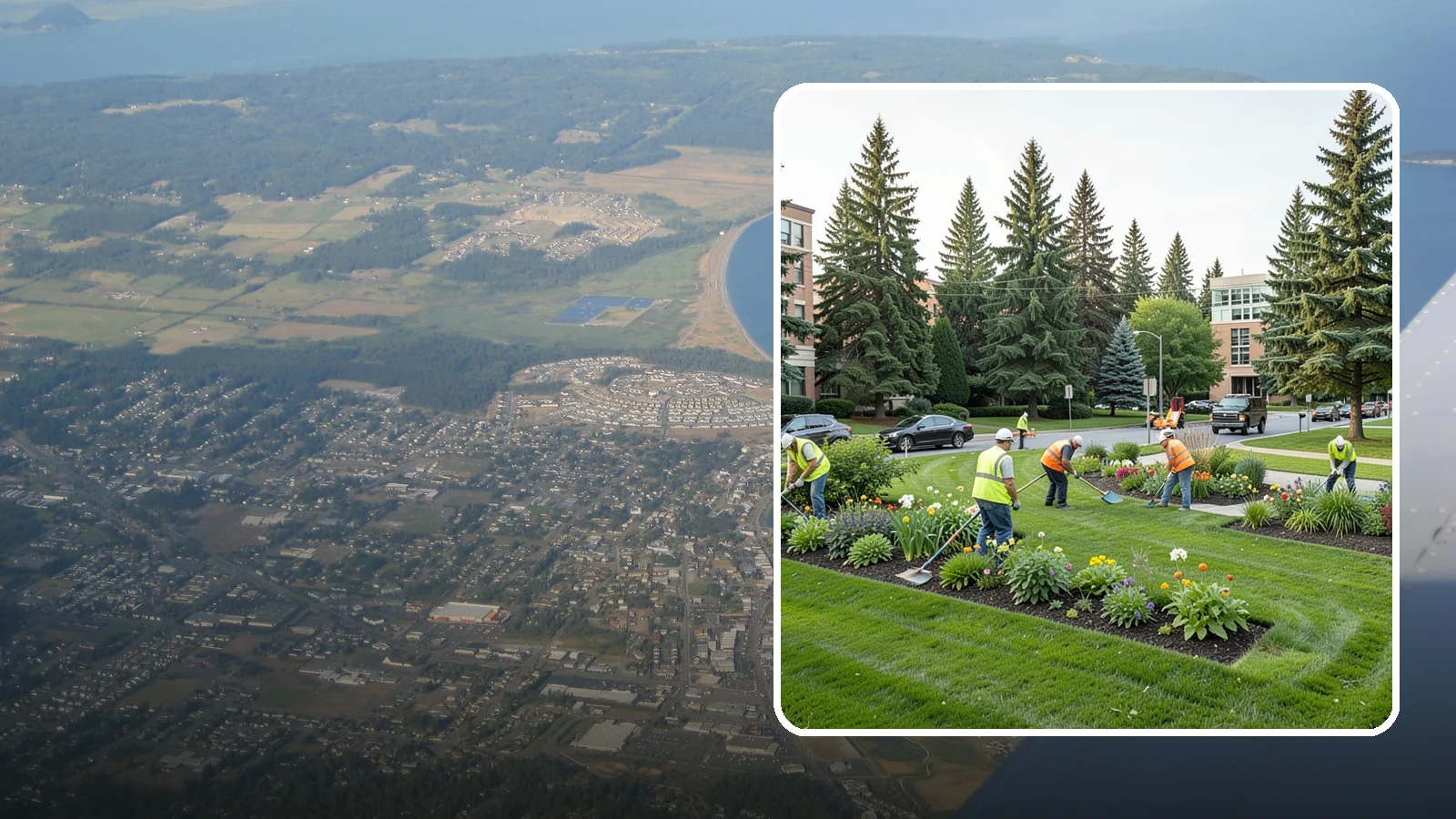 Municipal Grounds Maintenance in Oak Harbor, Island County, WA - We provide full-service grounds maintenance for public facilities, campuses, and civic sites under contract for Western...