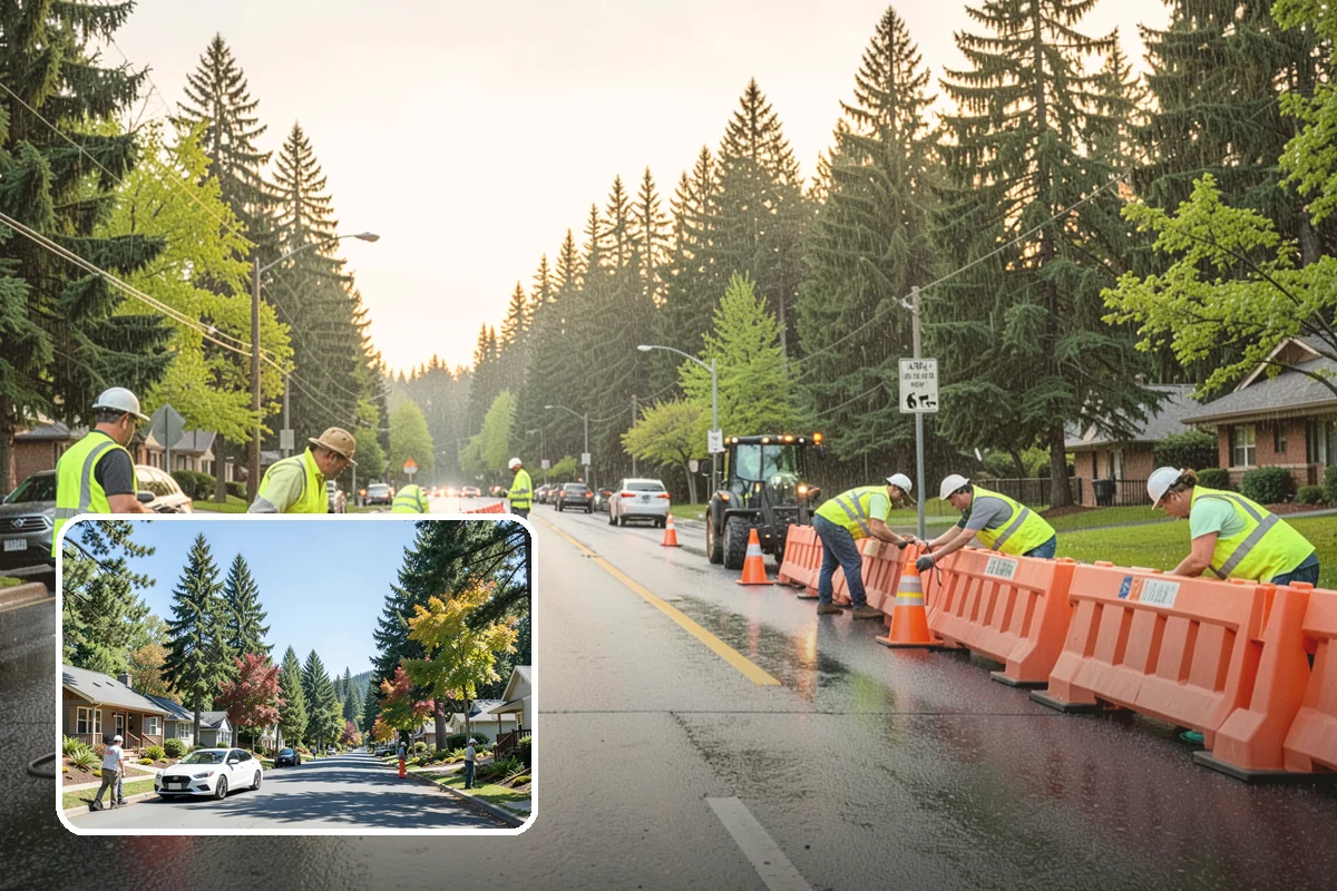 Municipal Grounds Maintenance in Orting, Pierce County, WA - Consolidated contracting reduces administrative overhead for staff