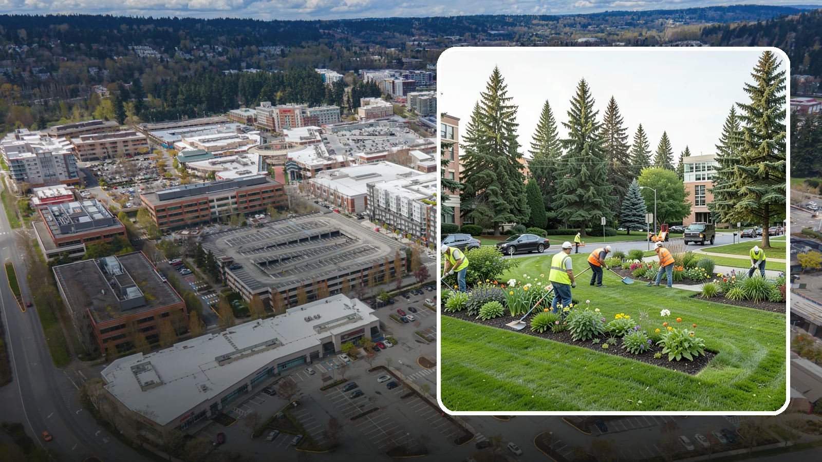 Municipal Grounds Maintenance in Redmond, King County, WA - We provide full-service grounds maintenance for public facilities, campuses, and civic sites under contract for Western...