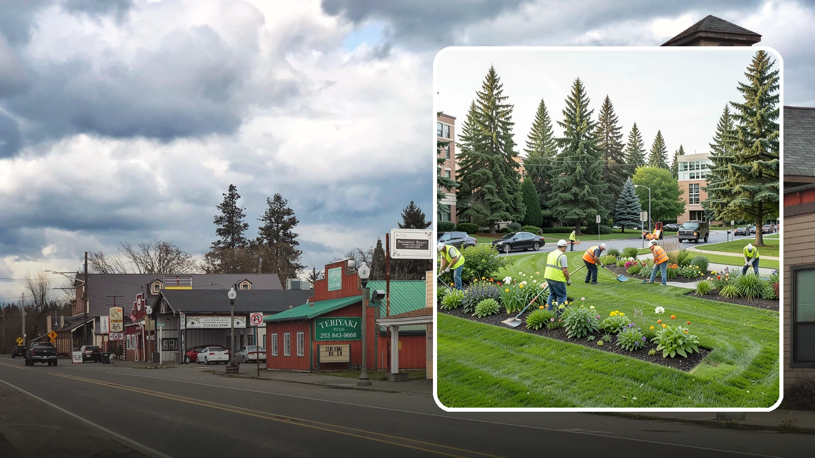Municipal Grounds Maintenance in Roy, Pierce County, WA - We provide full-service grounds maintenance for public facilities, campuses, and civic sites under contract for Western...