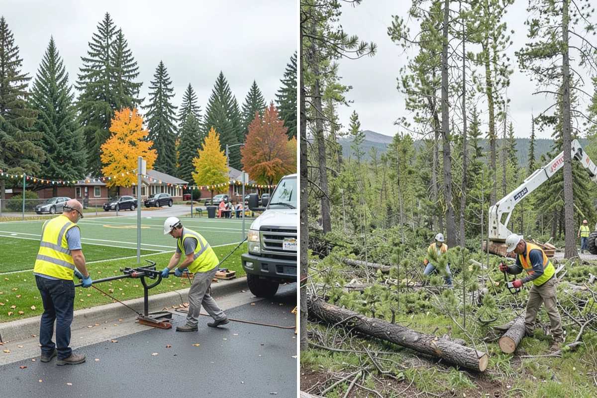 Municipal Grounds Maintenance in Roy, Pierce County, WA - We inventory sites and define scope, frequency, and standards