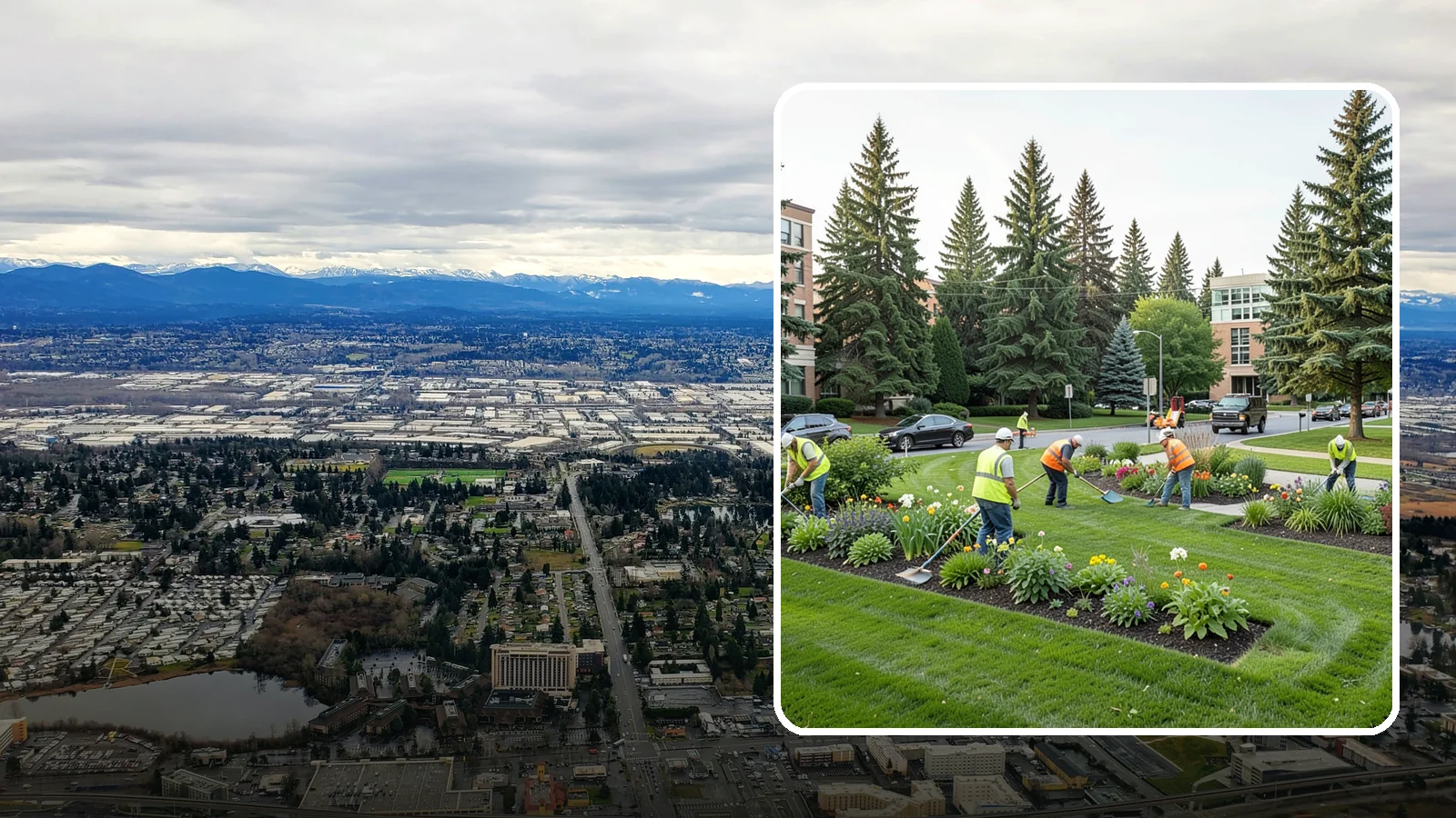 Municipal Grounds Maintenance in SeaTac, King County, WA - We provide full-service grounds maintenance for public facilities, campuses, and civic sites under contract for Western...