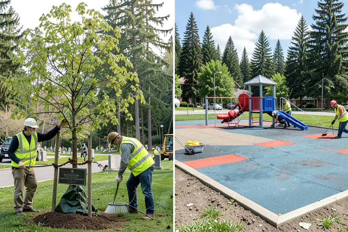 Municipal Grounds Maintenance in Sedro-Woolley, Skagit County, WA - We inventory sites and define scope, frequency, and standards