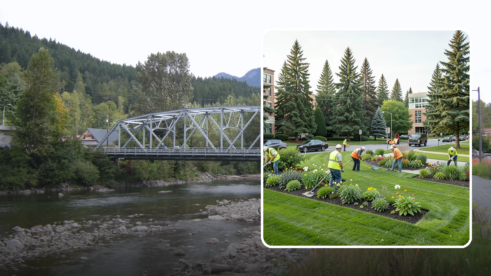 Municipal Grounds Maintenance in Skykomish, King County, WA - We provide full-service grounds maintenance for public facilities, campuses, and civic sites under contract for Western...