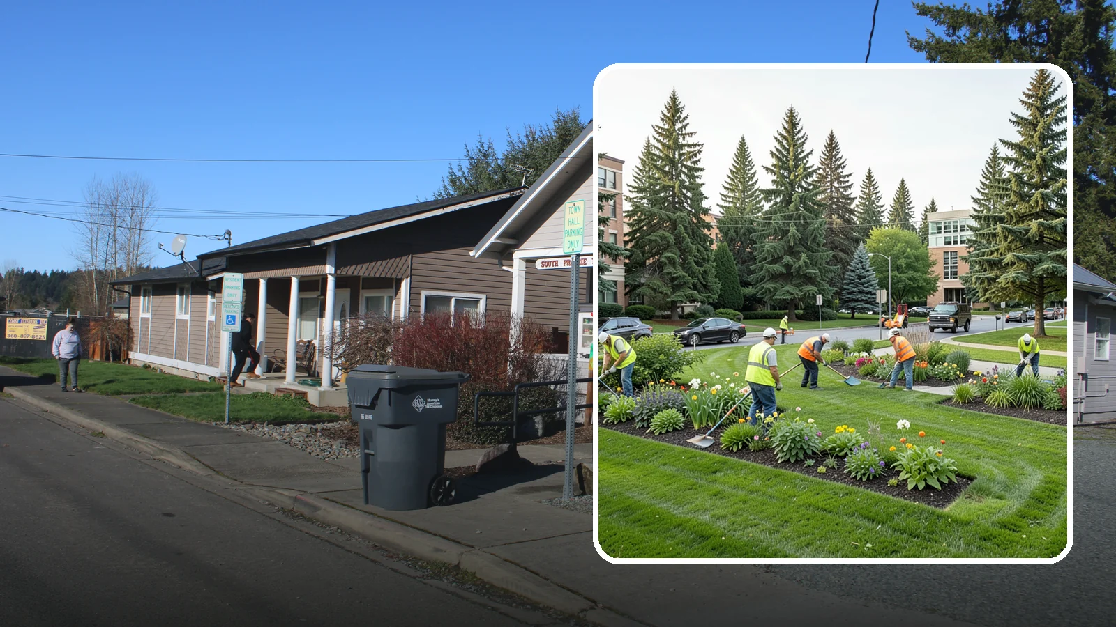 Municipal Grounds Maintenance in South Prairie, Pierce County, WA - We provide full-service grounds maintenance for public facilities, campuses, and civic sites under contract for Western...
