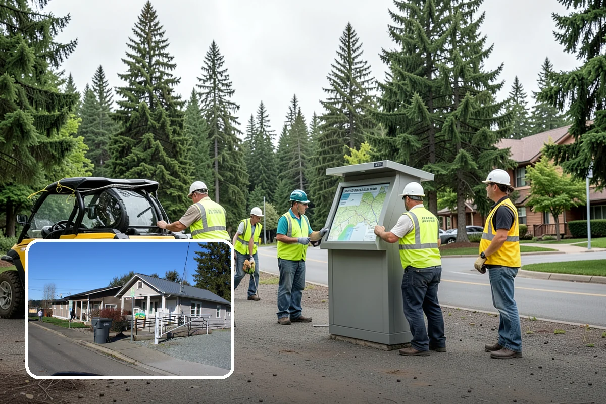 Municipal Grounds Maintenance in South Prairie, Pierce County, WA - Consolidated contracting reduces administrative overhead for staff