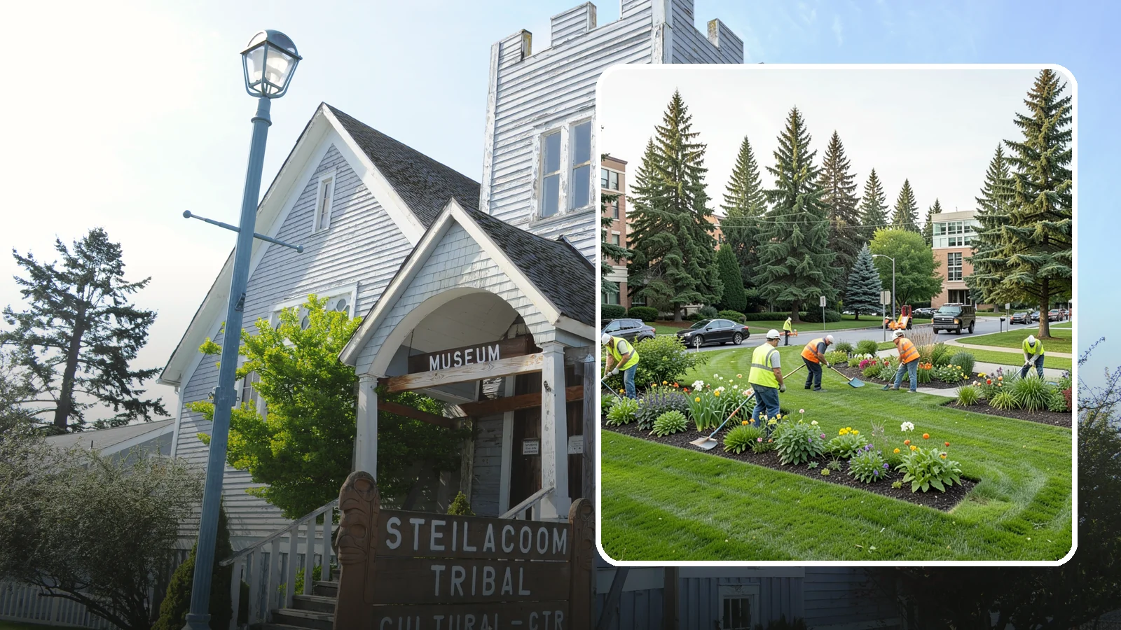 Municipal Grounds Maintenance in Steilacoom, Pierce County, WA - We provide full-service grounds maintenance for public facilities, campuses, and civic sites under contract for Western...
