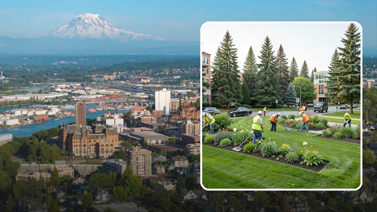 Municipal Grounds Maintenance in Tacoma, Pierce County, WA - We provide full-service grounds maintenance for public facilities, campuses, and civic sites under contract for Western...
