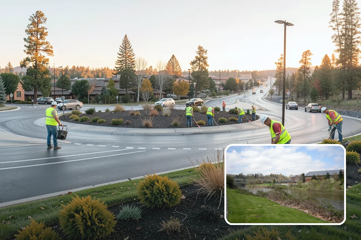 Municipal Grounds Maintenance in Tukwila, King County, WA - Consolidated contracting reduces administrative overhead for staff