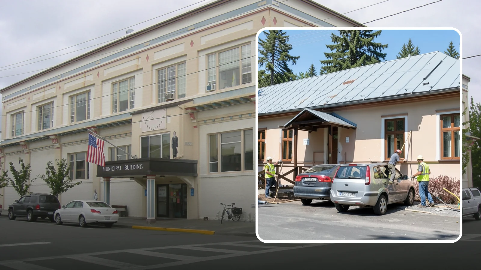 Municipal Gutter Installation in Anacortes, Skagit County, WA - Install and upgrade gutters and downspouts that move heavy Northwest rainfall away from public building foundations.