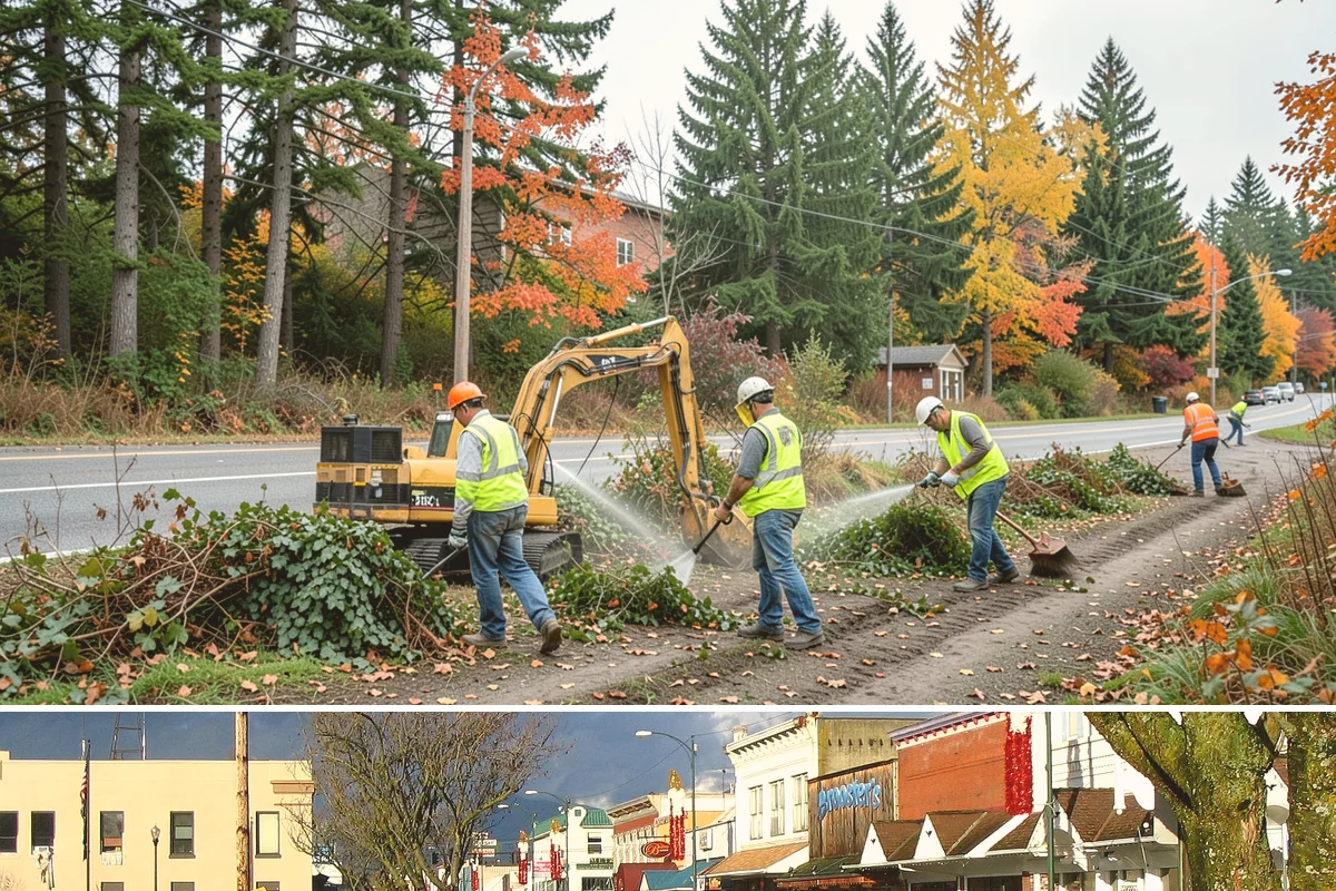 Municipal Gutter Installation in Arlington, Snohomish County, WA - Installation ahead of the fall rainy season ensures systems are ready for peak Northwest precipitation.