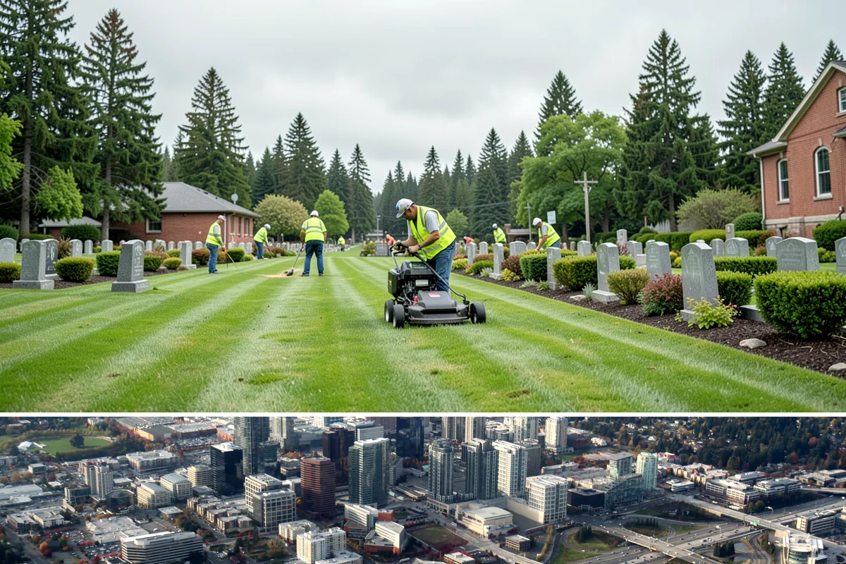 Municipal Gutter Installation in Bellevue, King County, WA - Installation ahead of the fall rainy season ensures systems are ready for peak Northwest precipitation.