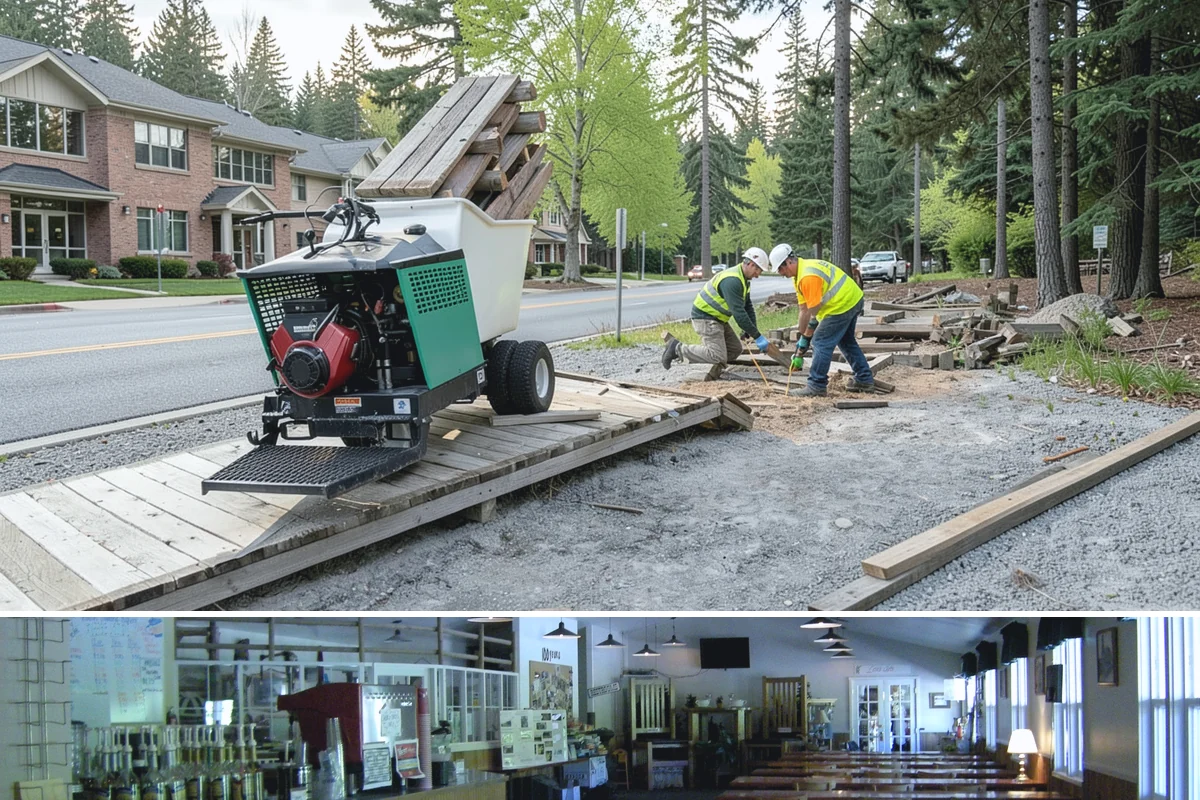 Municipal Gutter Installation in Black Diamond, King County, WA - Installation ahead of the fall rainy season ensures systems are ready for peak Northwest precipitation.