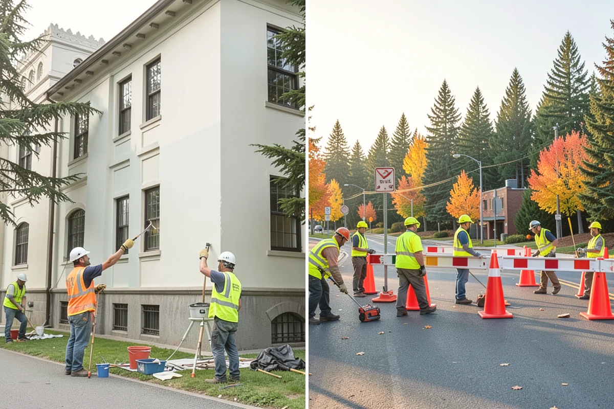 Municipal Gutter Installation in Burlington, Skagit County, WA - Roof drainage calculation and discharge routing plan