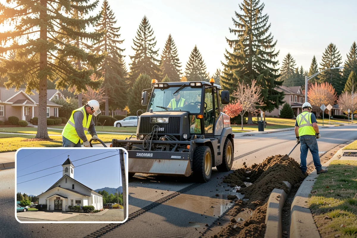 Municipal Gutter Installation in Concrete, Skagit County, WA - Handles heavy Northwest rainfall with correctly sized systems