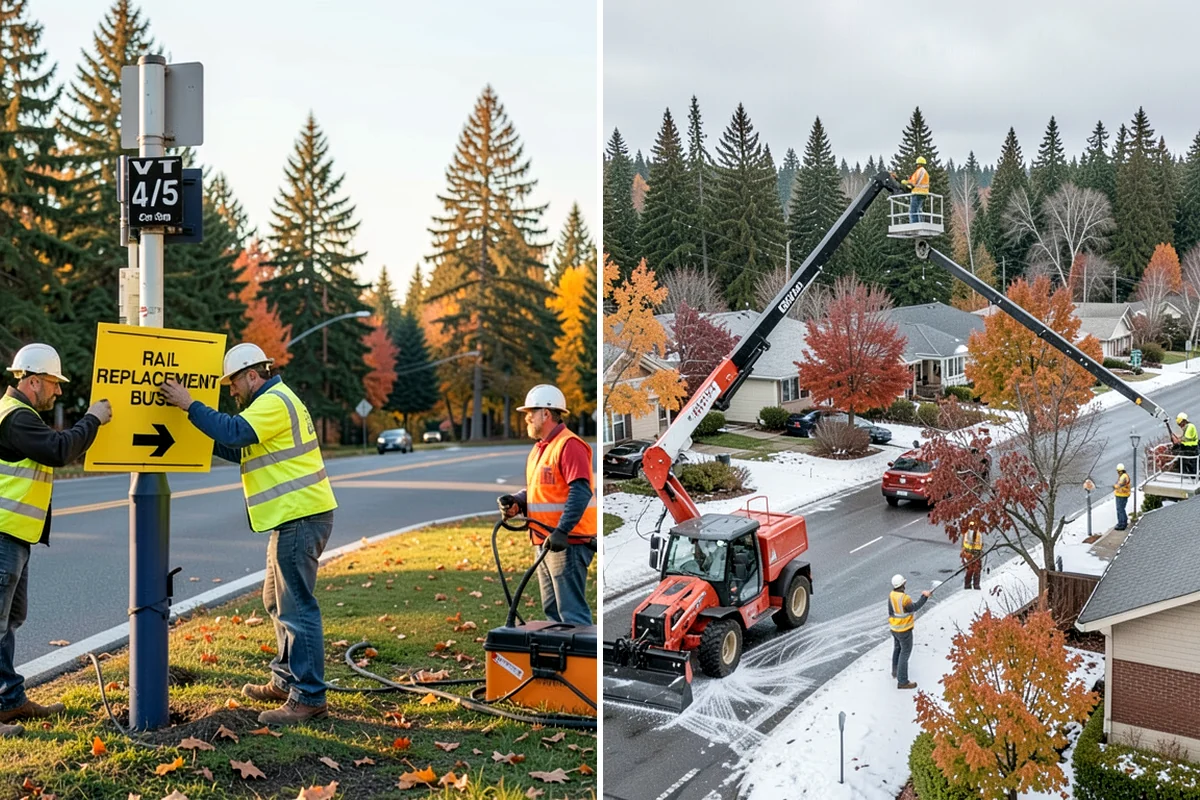 Municipal Gutter Installation in Concrete, Skagit County, WA - Roof drainage calculation and discharge routing plan