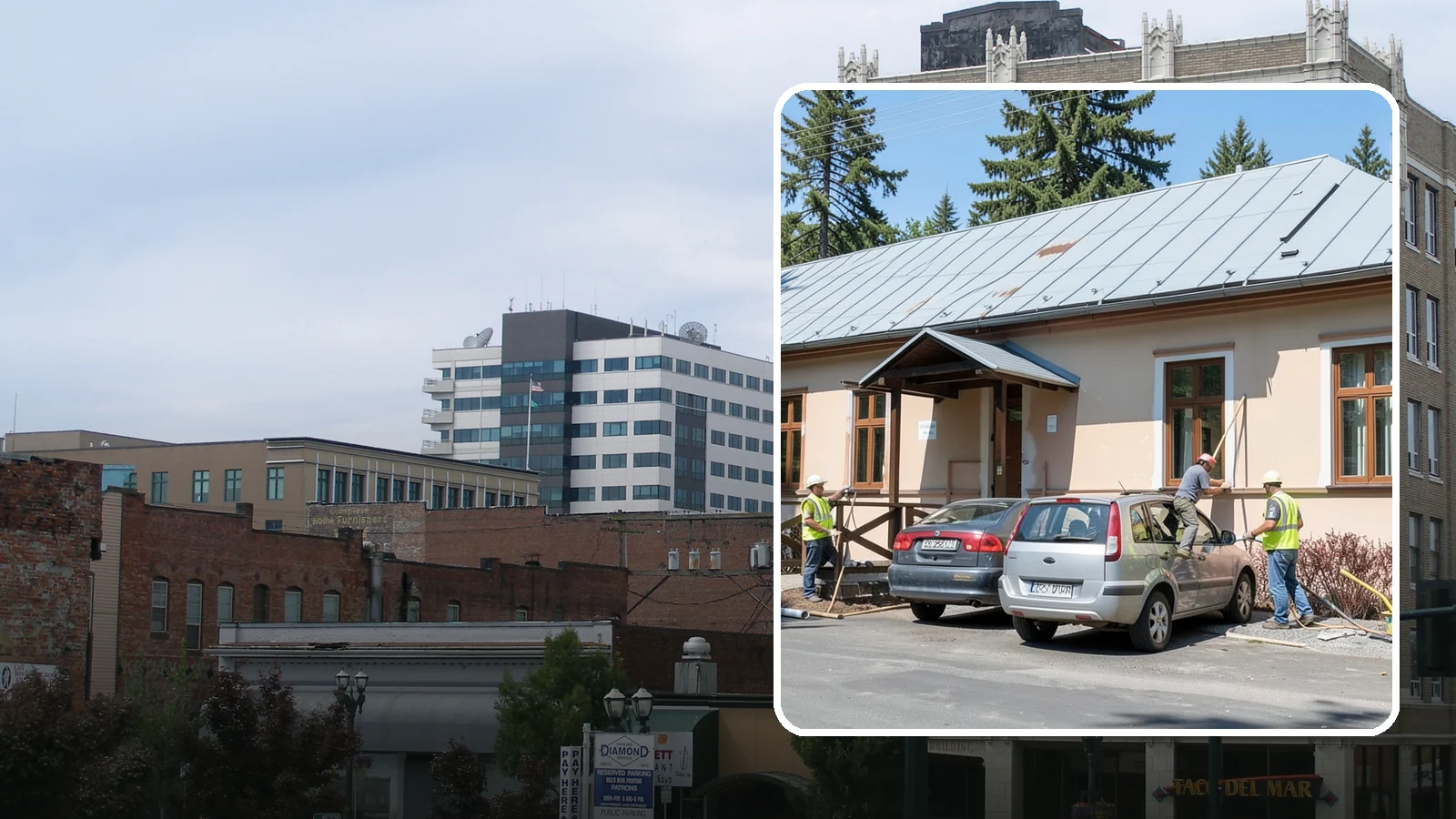 Municipal Gutter Installation in Everett, Snohomish County, WA - Install and upgrade gutters and downspouts that move heavy Northwest rainfall away from public building foundations.