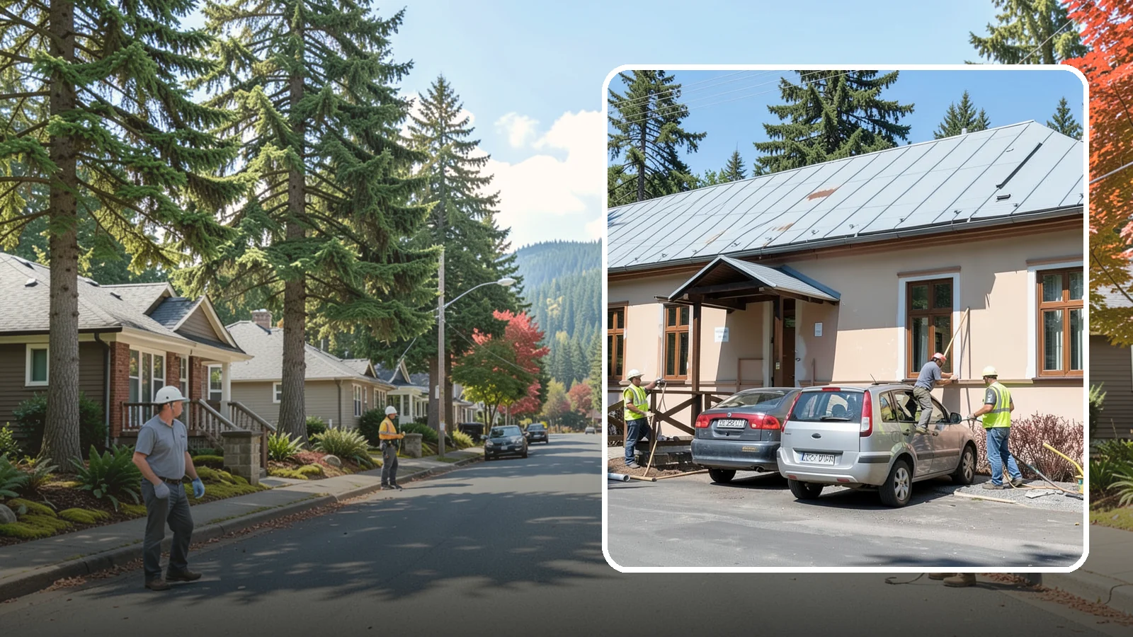 Municipal Gutter Installation in Hunts Point, King County, WA - Install and upgrade gutters and downspouts that move heavy Northwest rainfall away from public building foundations.