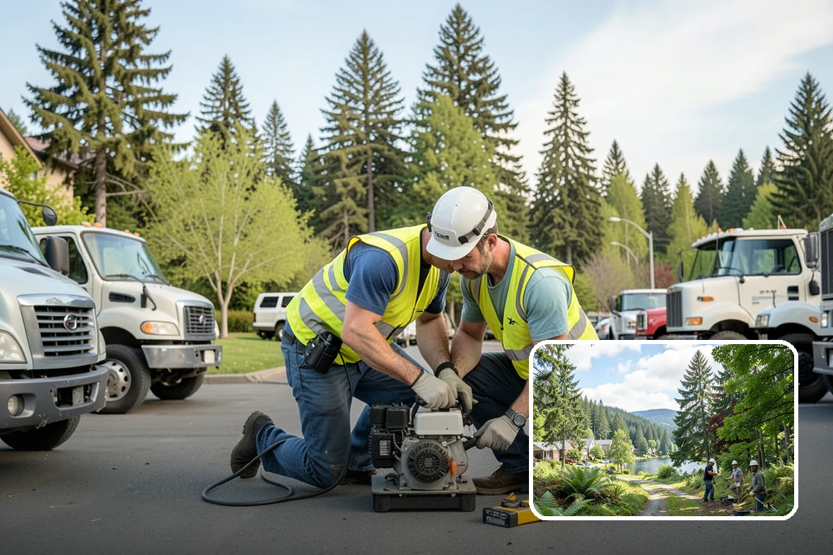 Municipal Gutter Installation in Lake Forest Park, King County, WA - Handles heavy Northwest rainfall with correctly sized systems