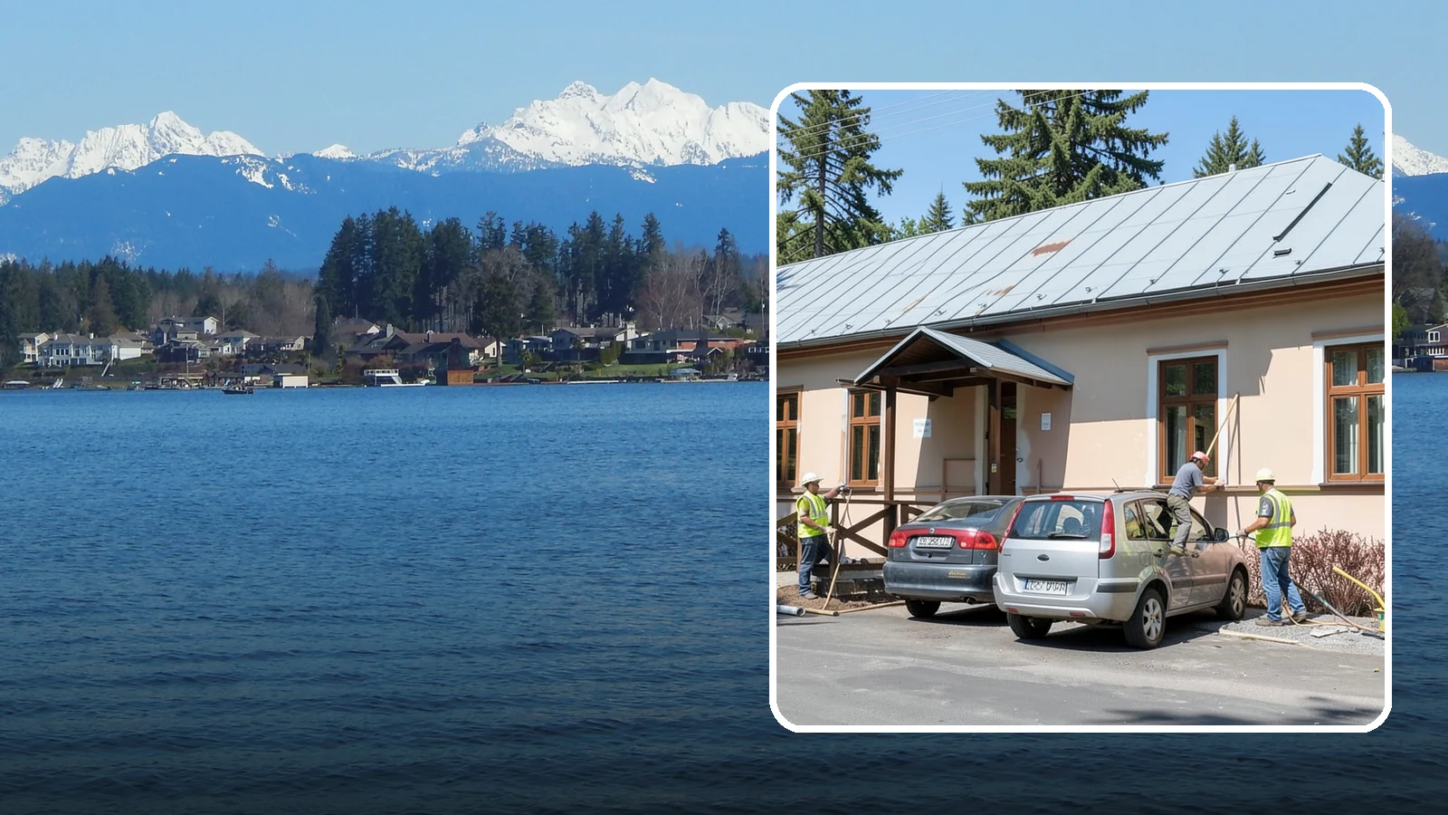 Municipal Gutter Installation in Lake Stevens, Snohomish County, WA - Install and upgrade gutters and downspouts that move heavy Northwest rainfall away from public building foundations.
