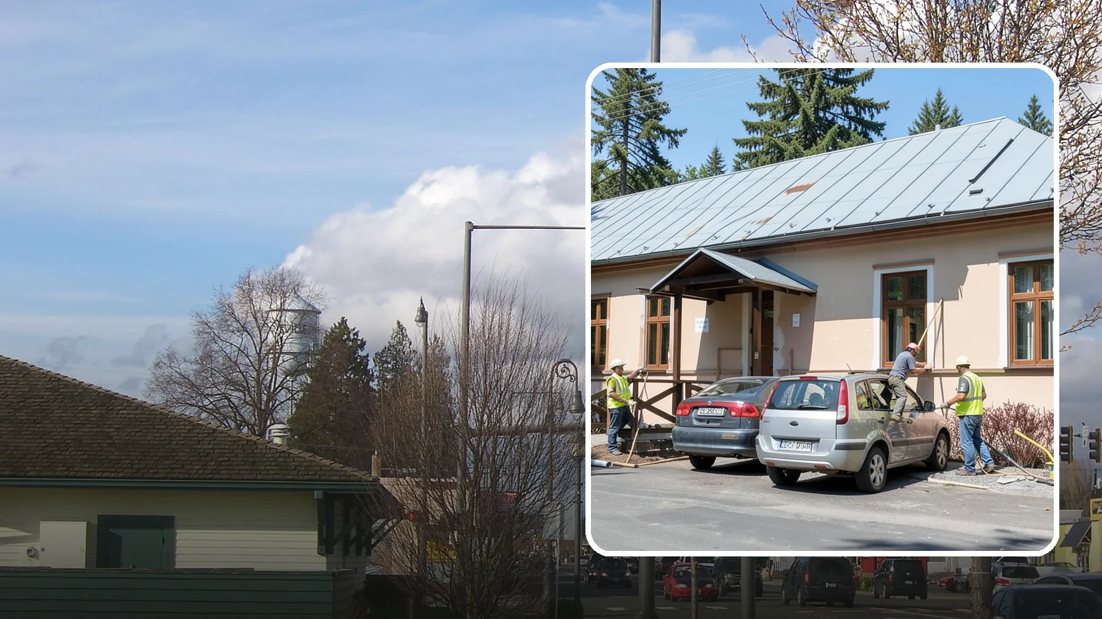 Municipal Gutter Installation in Marysville, Snohomish County, WA - Install and upgrade gutters and downspouts that move heavy Northwest rainfall away from public building foundations.