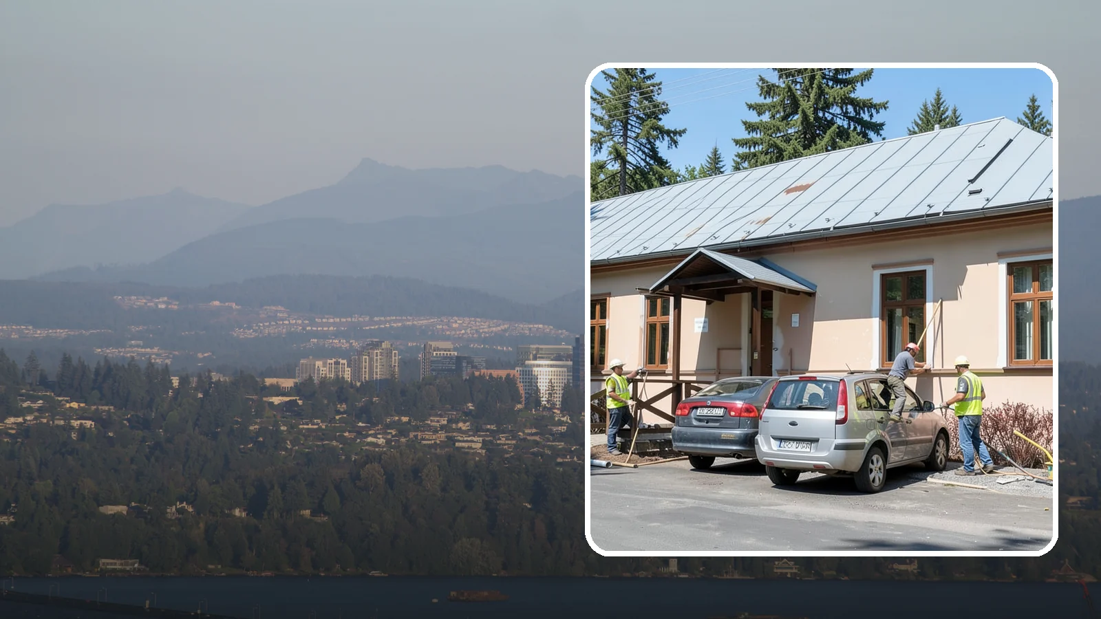 Municipal Gutter Installation in Medina, King County, WA - Install and upgrade gutters and downspouts that move heavy Northwest rainfall away from public building foundations.