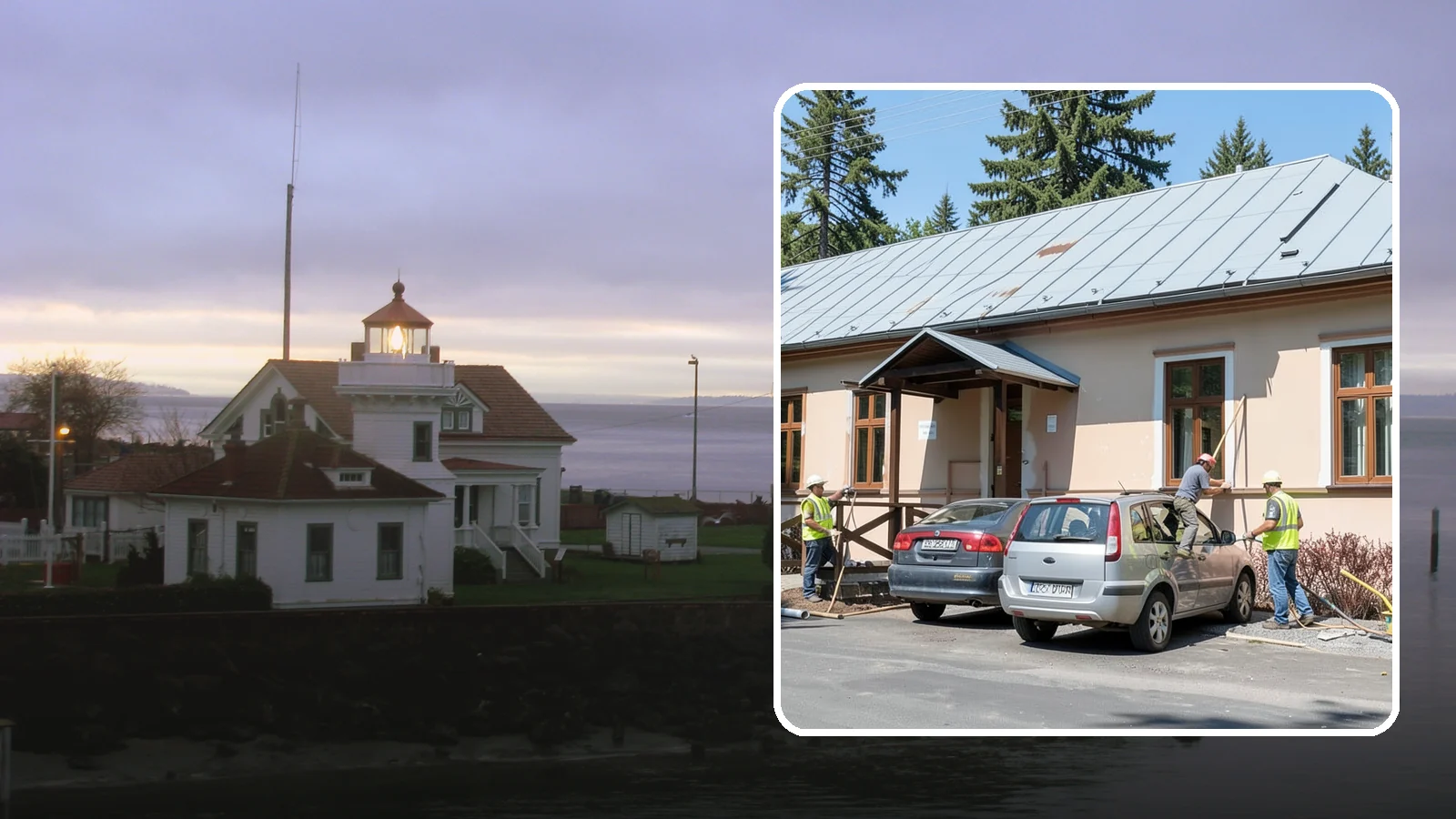 Municipal Gutter Installation in Mukilteo, Snohomish County, WA - Install and upgrade gutters and downspouts that move heavy Northwest rainfall away from public building foundations.