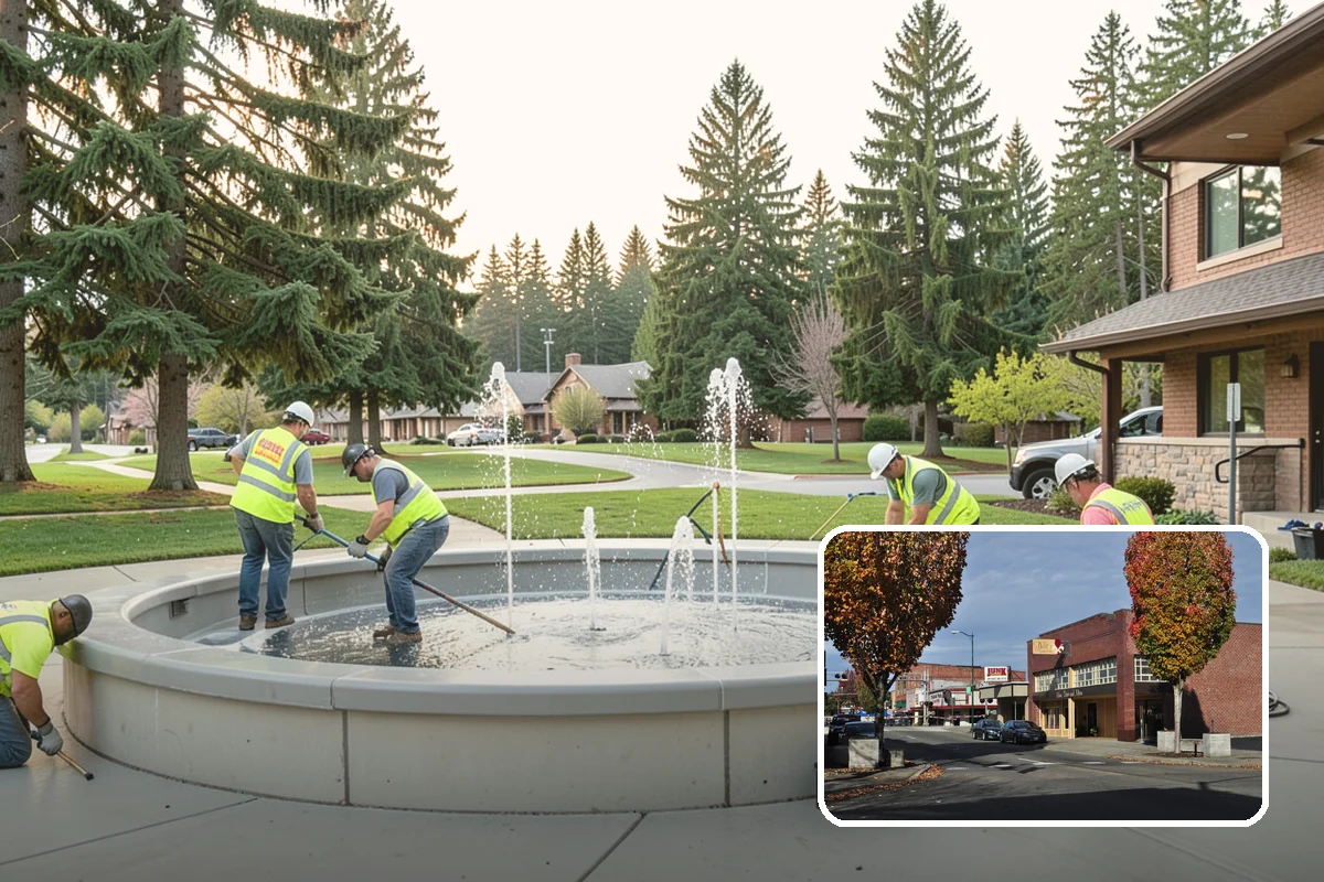 Municipal Gutter Installation in Puyallup, Pierce County, WA - Handles heavy Northwest rainfall with correctly sized systems