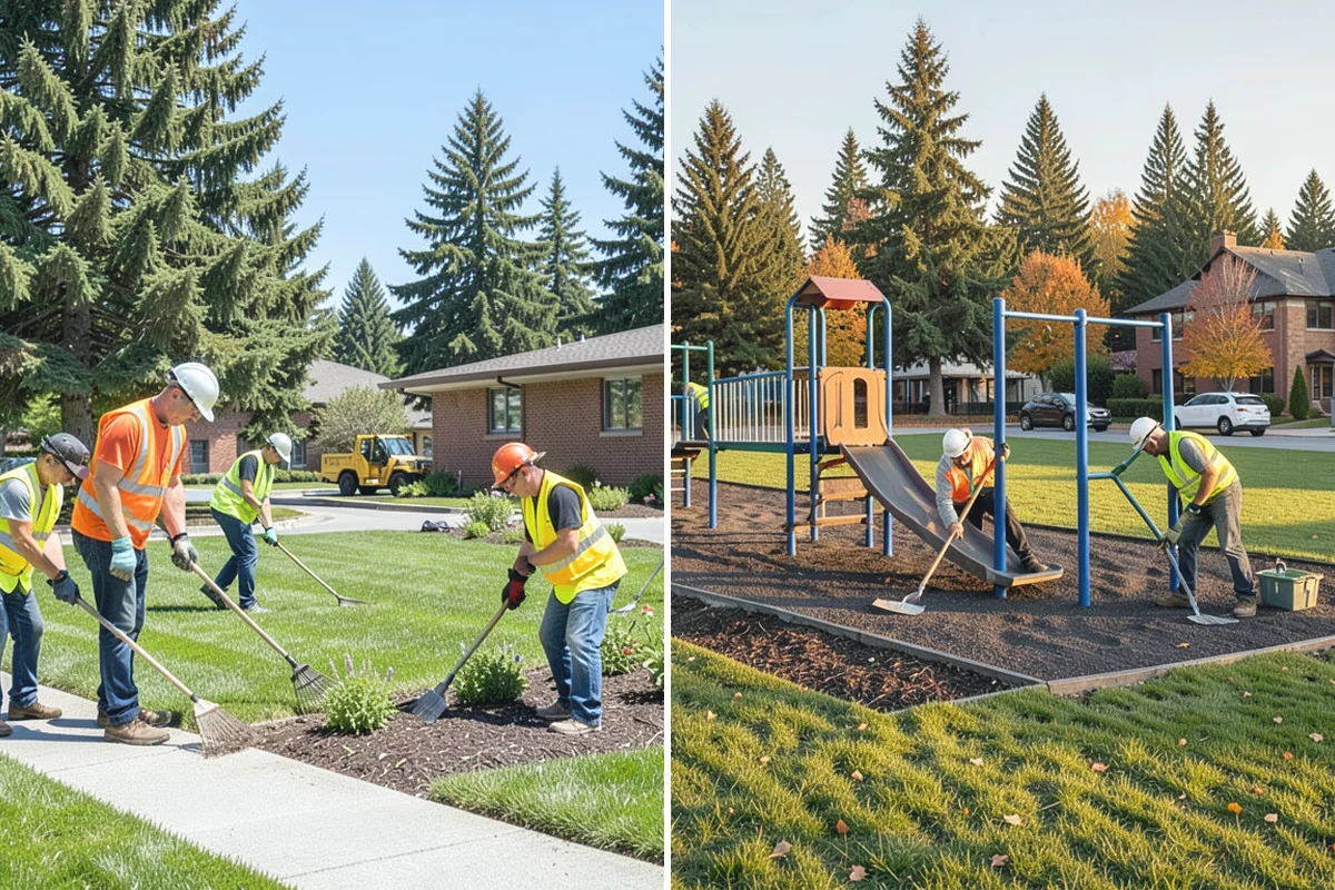 Municipal Gutter Installation in Redmond, King County, WA - Roof drainage calculation and discharge routing plan