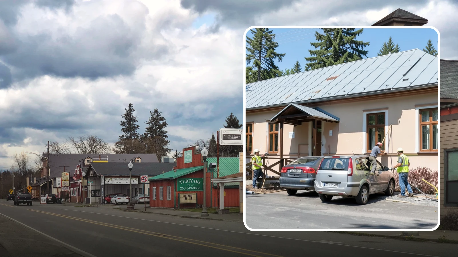 Municipal Gutter Installation in Roy, Pierce County, WA - Install and upgrade gutters and downspouts that move heavy Northwest rainfall away from public building foundations.