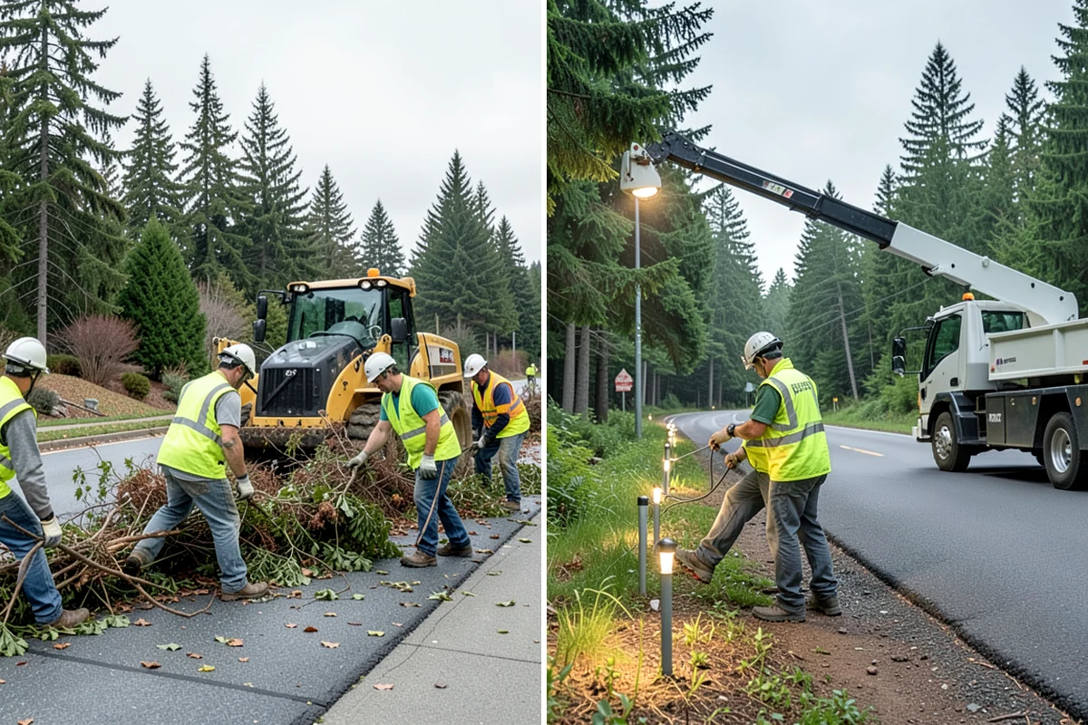 Municipal Gutter Installation in Sedro-Woolley, Skagit County, WA - Roof drainage calculation and discharge routing plan