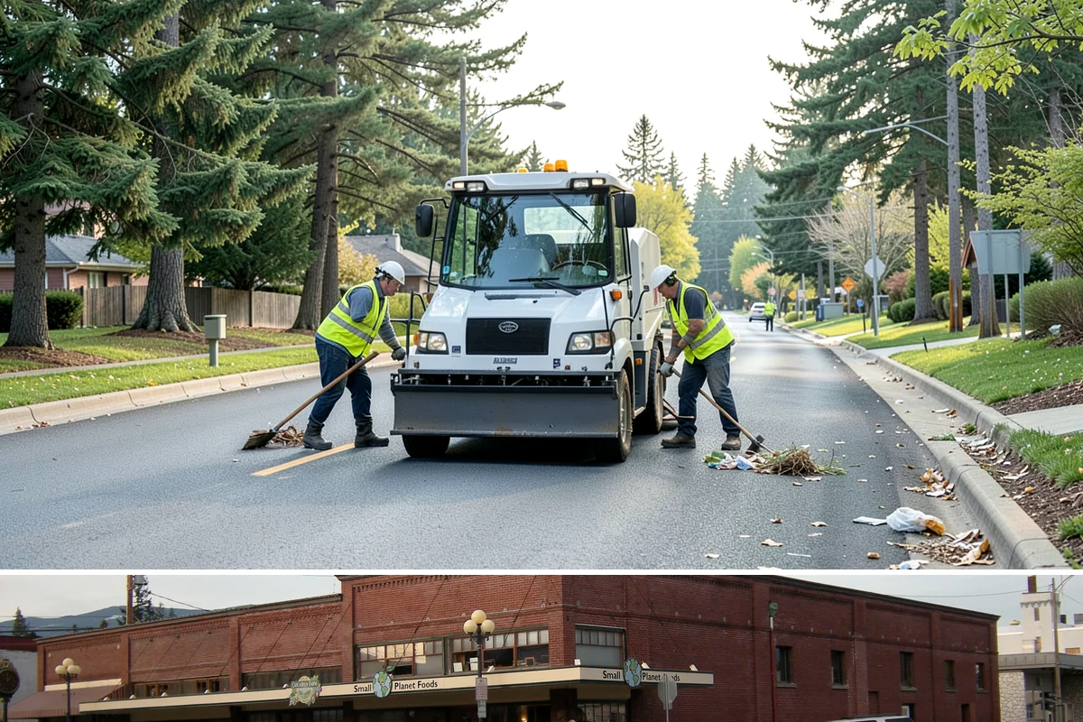 Municipal Gutter Installation in Sedro-Woolley, Skagit County, WA - Installation ahead of the fall rainy season ensures systems are ready for peak Northwest precipitation.