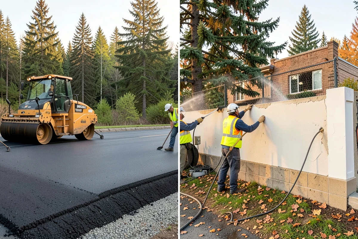 Municipal Gutter Installation in Shoreline, King County, WA - Roof drainage calculation and discharge routing plan