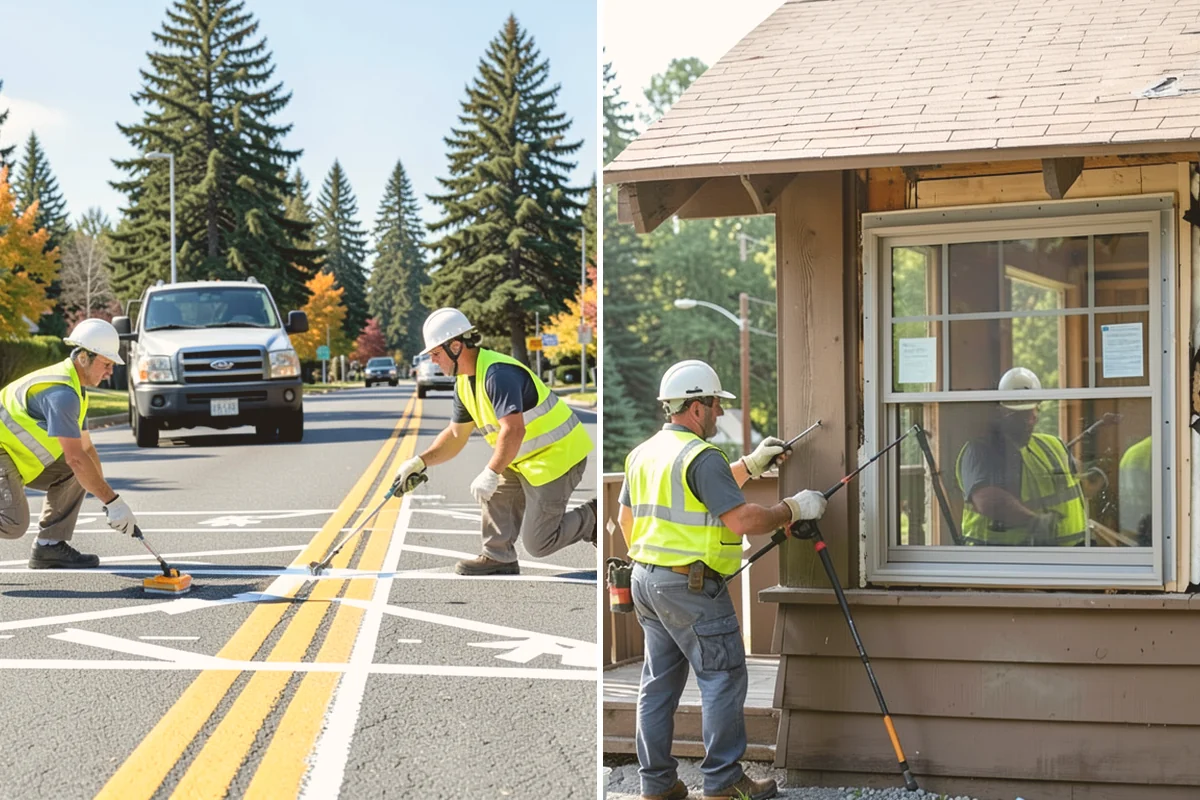 Municipal Gutter Installation in Stanwood, Snohomish County, WA - Roof drainage calculation and discharge routing plan