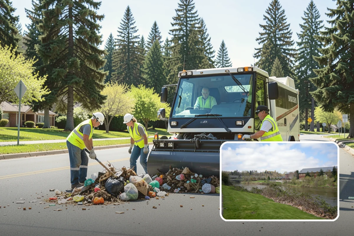 Municipal Gutter Installation in Tukwila, King County, WA - Handles heavy Northwest rainfall with correctly sized systems