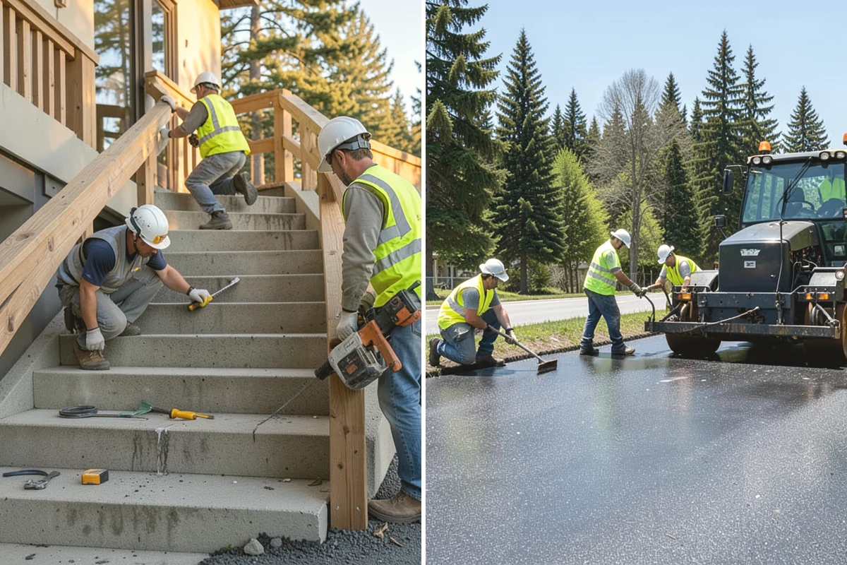 Municipal Gutter Installation in Tukwila, King County, WA - Roof drainage calculation and discharge routing plan